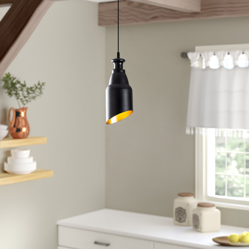 Luminaire suspendu cylindrique 1 lumière