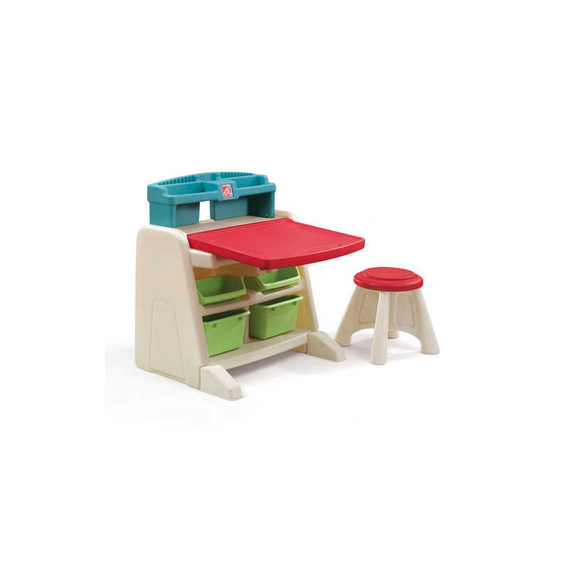 Bureau à chevalet avec tabouret Step2
