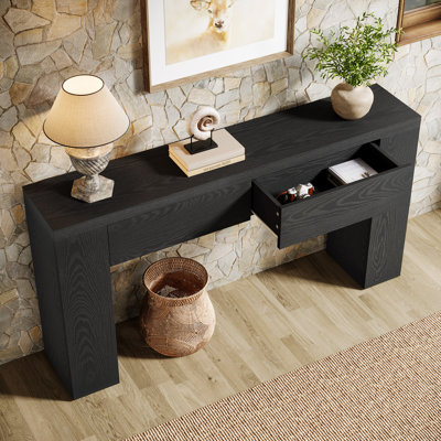 Table de 63 po avec 2 tiroirs cachés