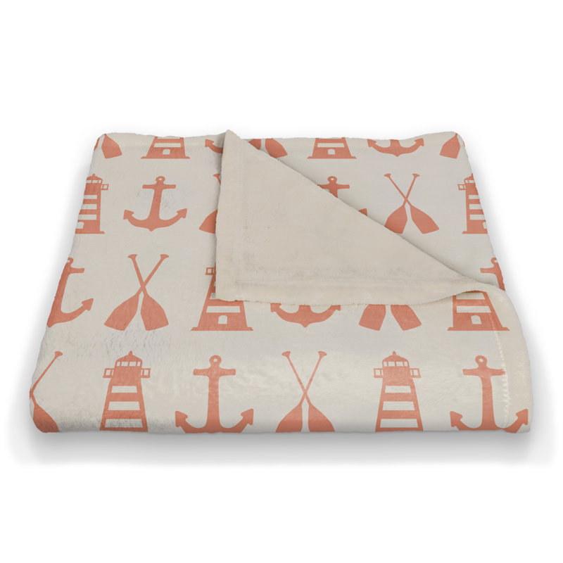 Hand Woven Throw Blanket, Orange