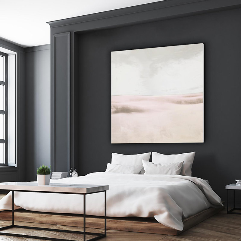 «Blush Balance I», reproduction d'art sur toile géante 54 po x 54 po, H 72 po x l 72 po x P 1,5 po