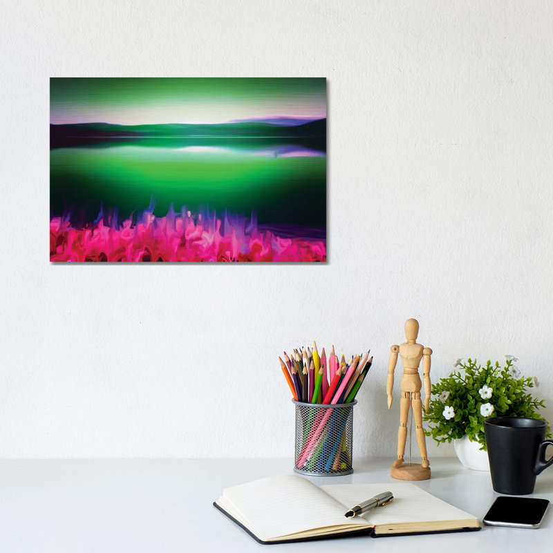 Norway Green by Heidi Bannon - Wrapped Canvas Print, 20.32cm H x 30.48cm W x 1.905cm D