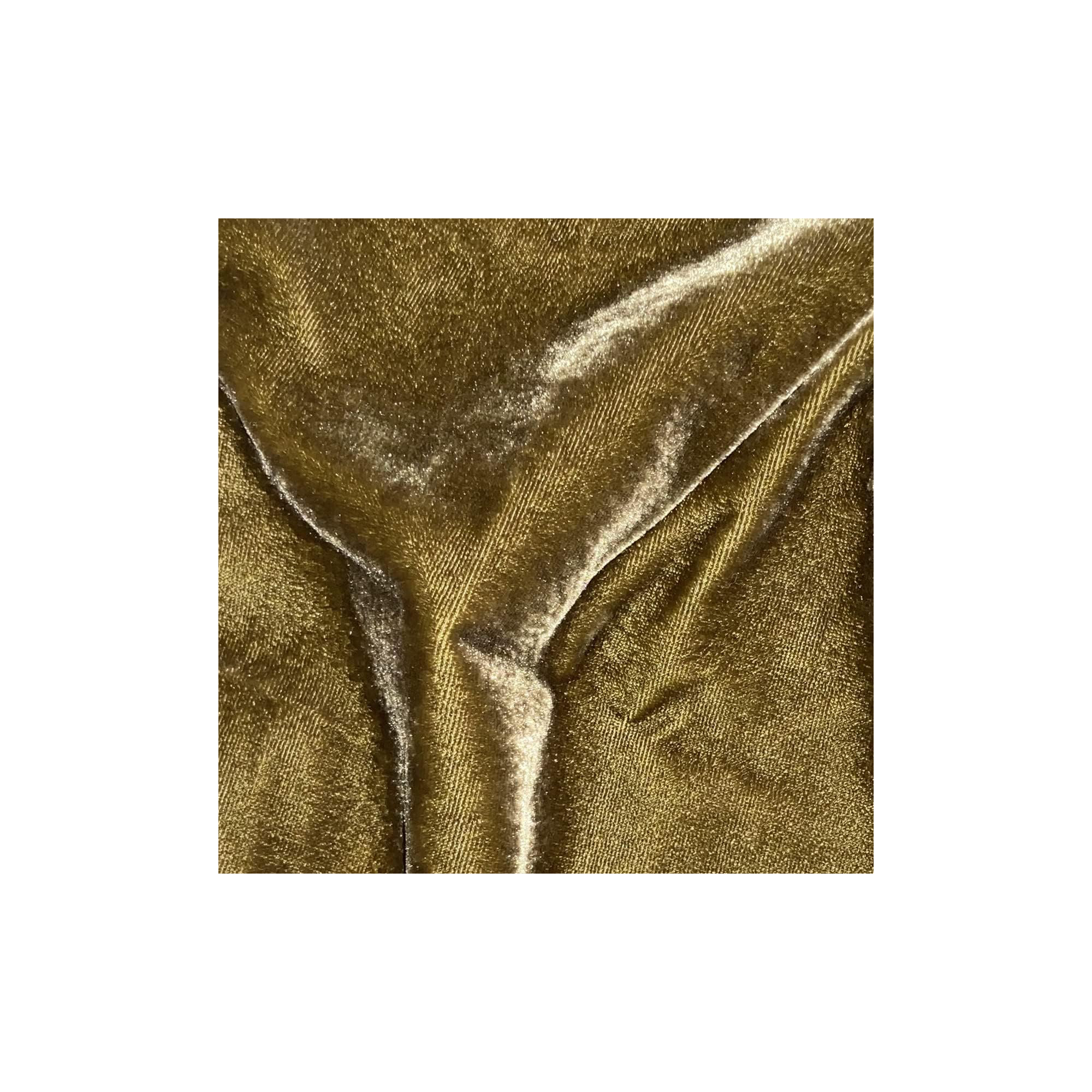 Stella Solid Faux Silk Velvet Ruffled Romantic Western 16x21 inch Oblong Pillow, Green Ochre