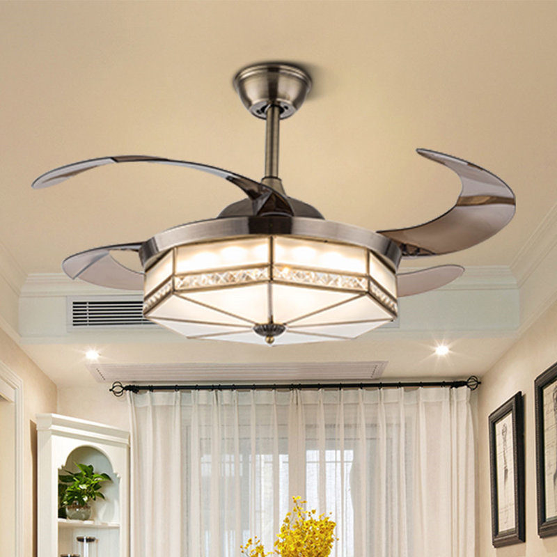 Ventilateur de plafond à DEL 4 pales avec télécommande Altamont