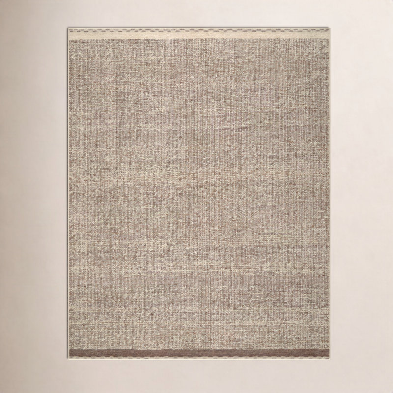 Hand-Woven Geometric Rug, Rectangle 8' x 10'