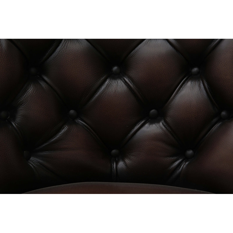 Ranch Upholstered Stool with Solid Wood Frame