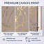 «Golden Marble Design II», reproduction de photo sur toile 3 pièces-1181652645-1181652646