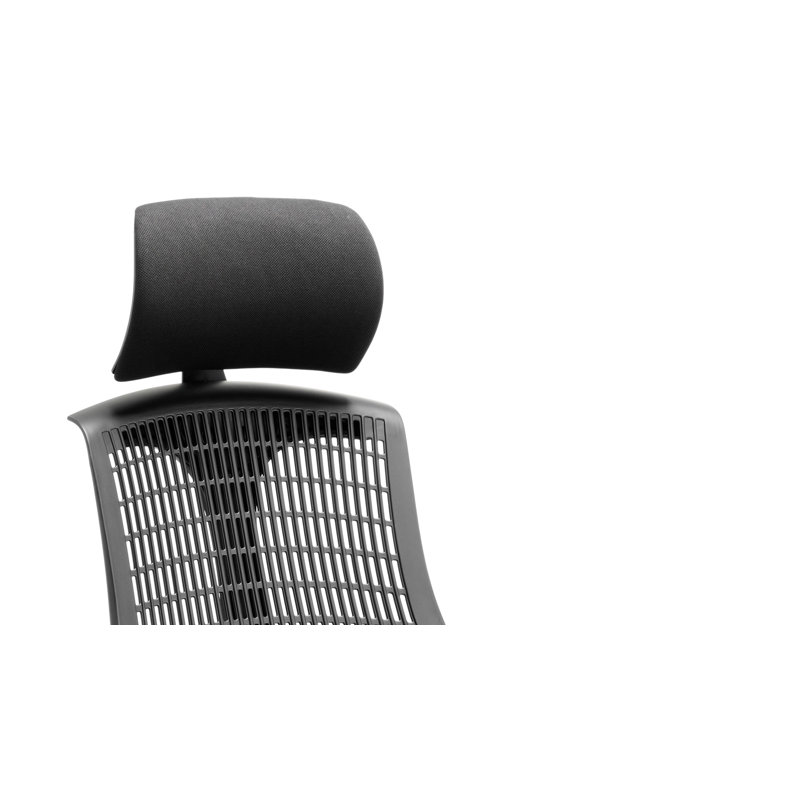 Creusette Polyester Blend Office Chair, Black