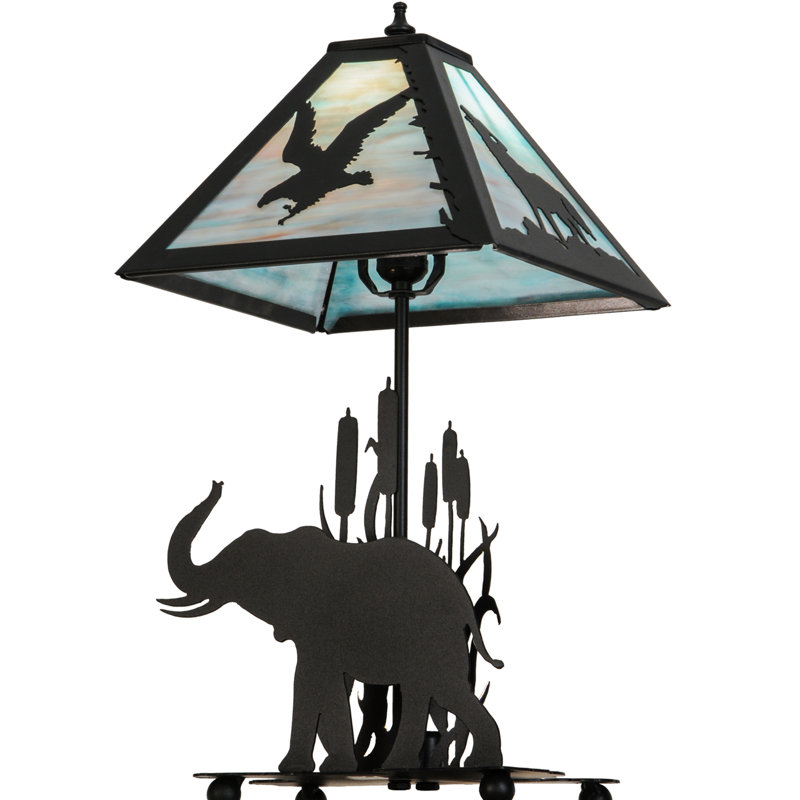 Rustic Lodge Table Lamp
