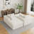 Upholstered Compression Double Sponge Chaise Boneless Cloud Sofa, Modern Sleeper Loveseat Chair For Living Room Bedroom Reading-117494355