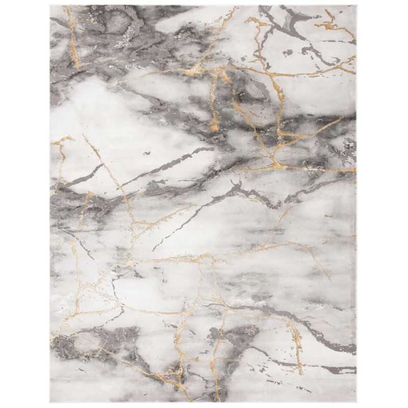 Ahanu Abstract Area Rug, Rectangle 69 x 122cm