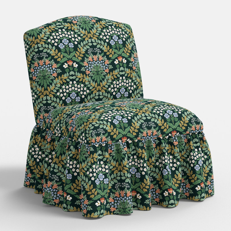Fauteuil de chambre Edie en ronce émeraude, Ronce émeraude
