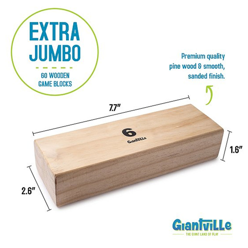 Giantville Solid Wood with Carrying Case