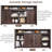 70" W Farmhouse Walnut TV Stand-629820643