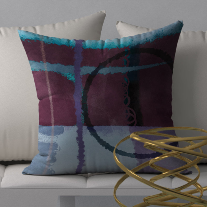 Housse de coussin carrée/insert, 20 po X 20 po