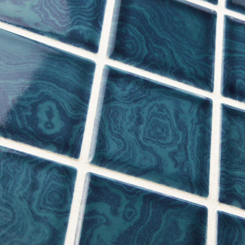 Resort 12 " x 12 " Porcelain Mosaic Floor & Wall Tile, Resort Blue