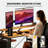 Computer Desk With Reversible L Shaped, Corner Desk With Monitor Stand,Power Outlets And LED Lights-849495598