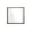 Étoile blanche avec miroir