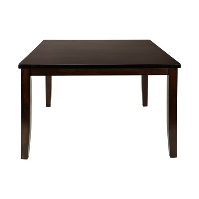 Cherry Finish Transitional 1Pc Counter Height Table With Extension Leaf Mango Veneer Wood Dining Furniture