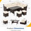 7 Piece Wicker Patio Dining Set-1824843861