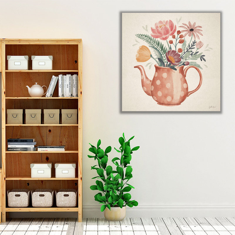 Cottage Botanical IX - reproduction d'art sur toile, H 12 po x l 12 po