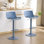 Meli Height-Adjustable Swivel Bar Stool