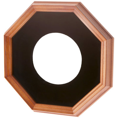 Red Barrel StudioÂ® Glass Front Oak Wall Mountable Plate Frame, 13"" H x 13"" W x 1.5"" D (For 8"" - 9.5"" Plates) -  Darby Home Co, F61E255795A94391ACD3574CFDEC4724