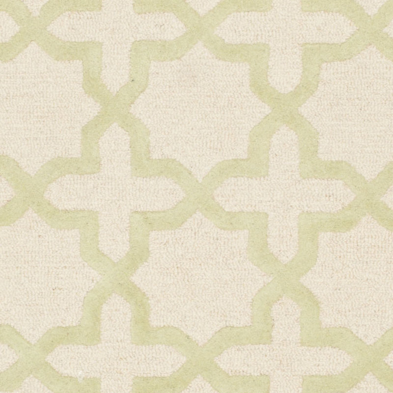 Igna Hand Tufted Wool Geometric Rug, Rectangle 2'6" x 4'