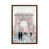 Toile avec cadre en bois brun classique est en rupture de stock