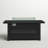 Vannida Rectangle Steel Propane Smokeless Fire Pit Table with Hidden Fuel Tank-2037601815-2123881124