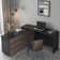 Nadra 95'' Home Office Desk Extendable Desk with Storage Drawers and Cabinet