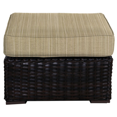 Repose-pieds d'extérieur avec coussin Sireci