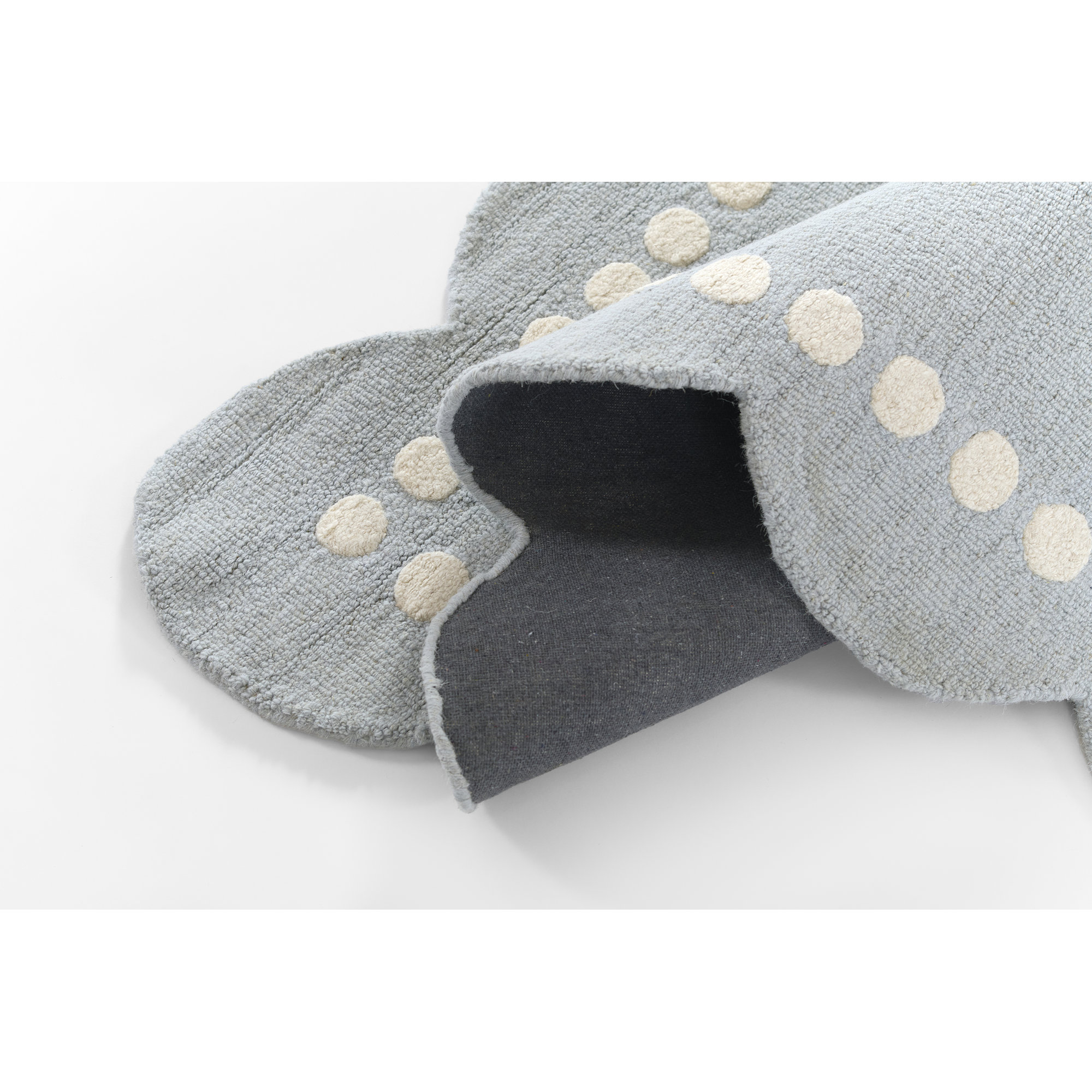 Alcona Hand Tufted Wool Solid Blue Area Rug 2' X 3', Rectangle 2' x 3'