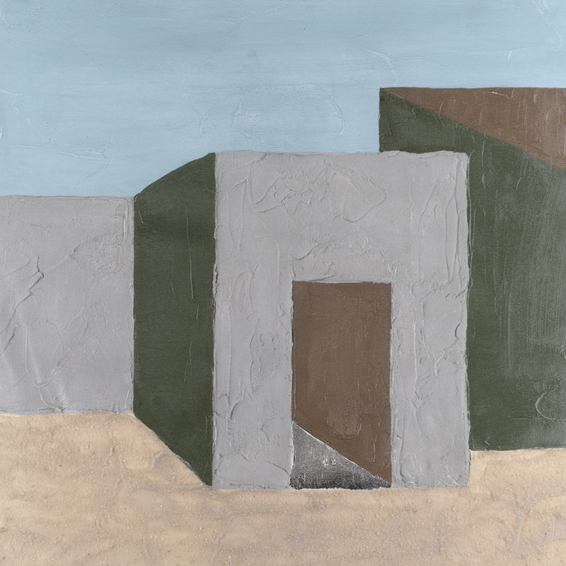 Tatieana Textured Facades III by Michael Willett - Wrapped Canvas Print, 30 cm H x 30 cm W