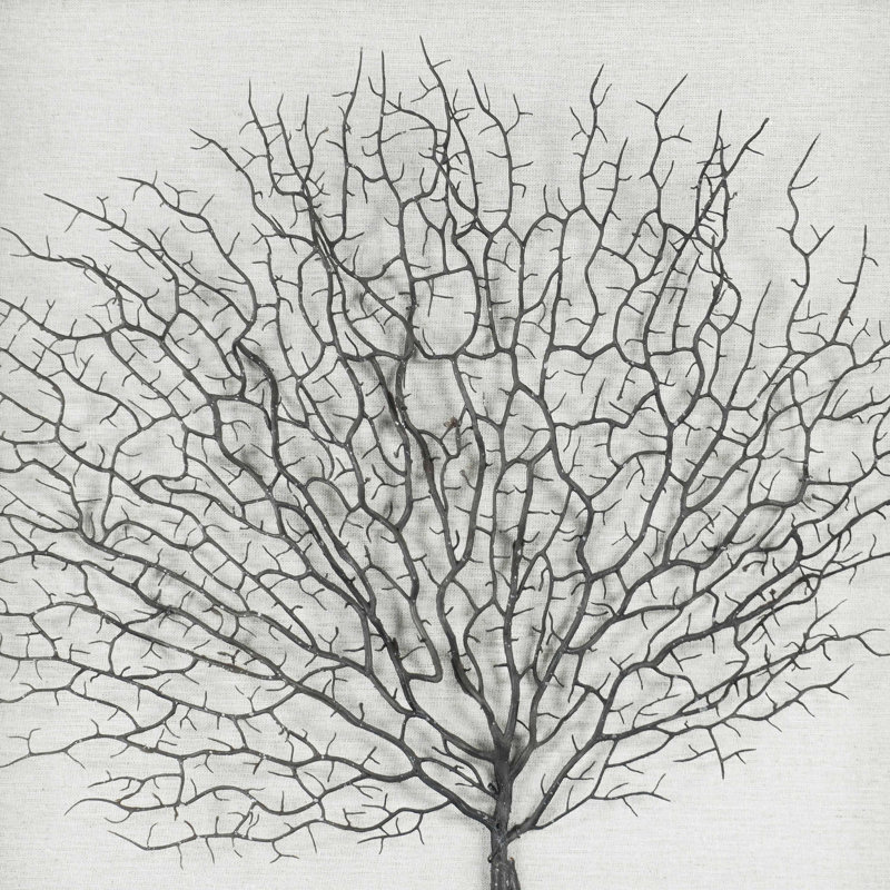 Silver Tree Roots Shadow Box Wall Décor with Resin and Glass Frame