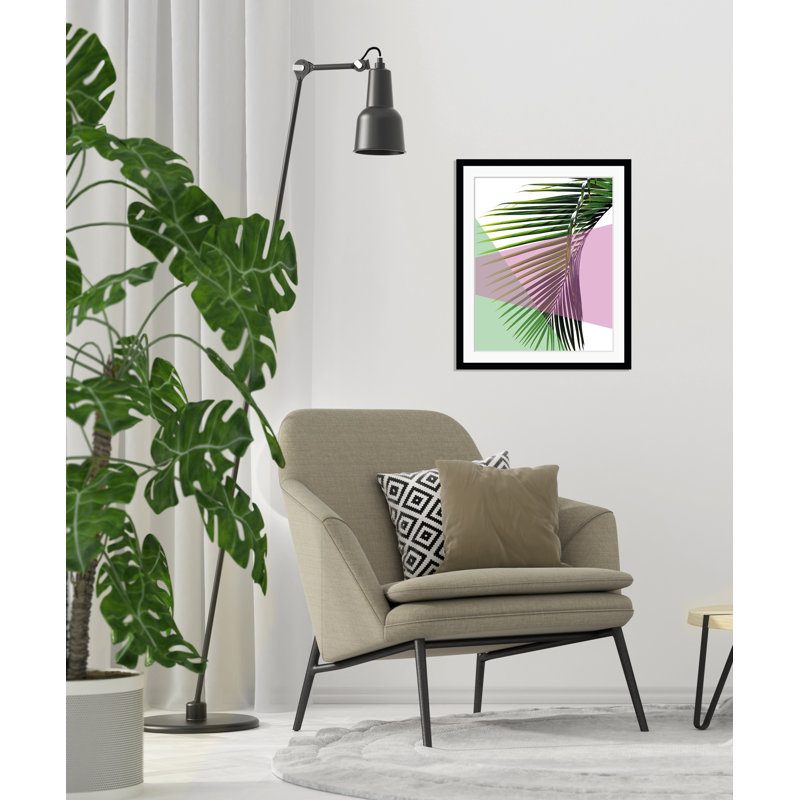 Ferns - Single Picture Frame Print, 60 cm H x 50 cm W