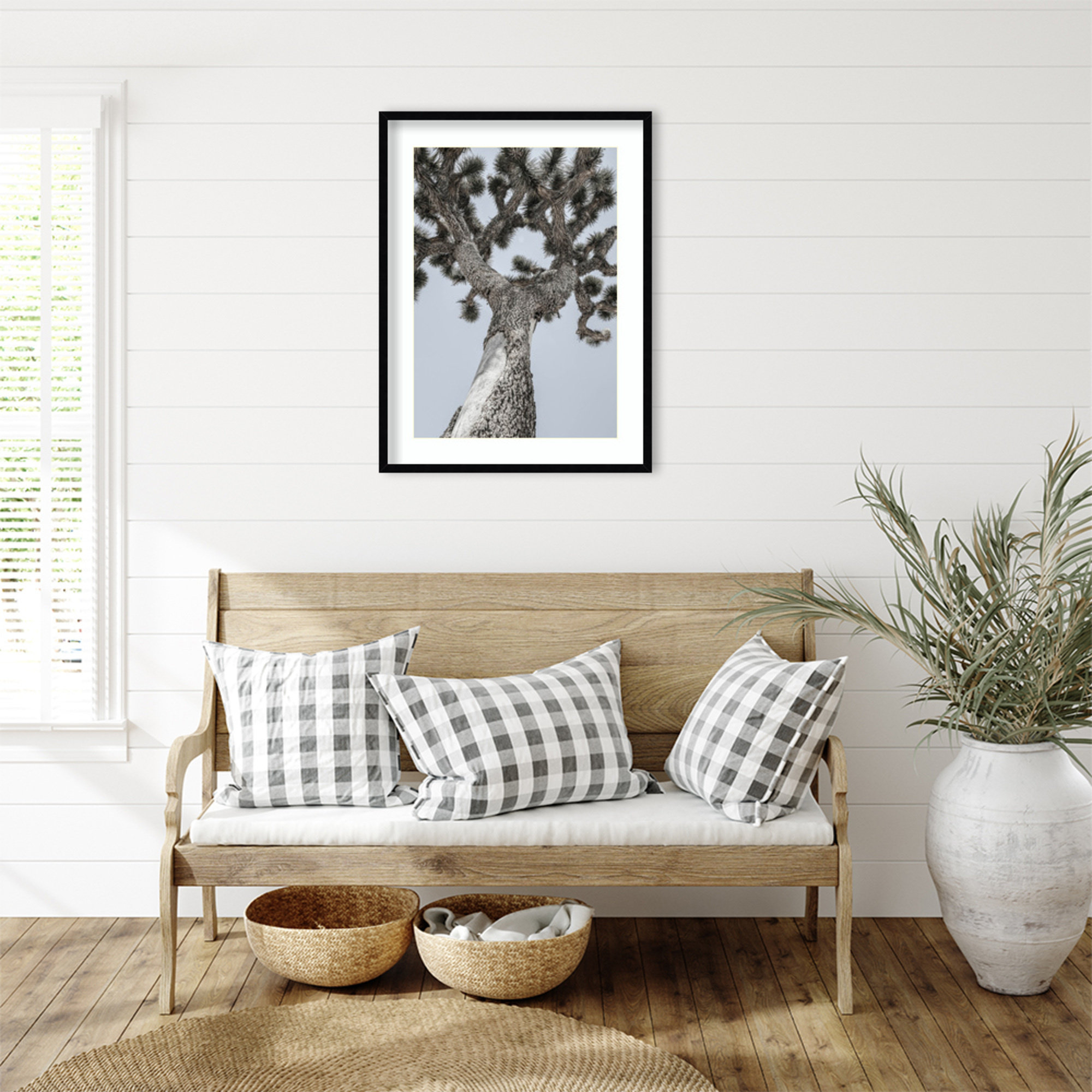 Joshua by Shot by Clint Wood Framed Wall Art Print, Black , 33" H x 25" W