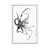 White Floater Framed