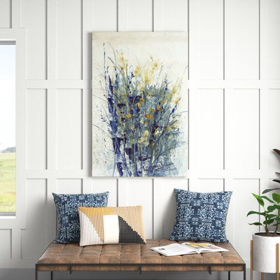 Indigo Floral II by Timothy O' Toole - 1 Piece Painting