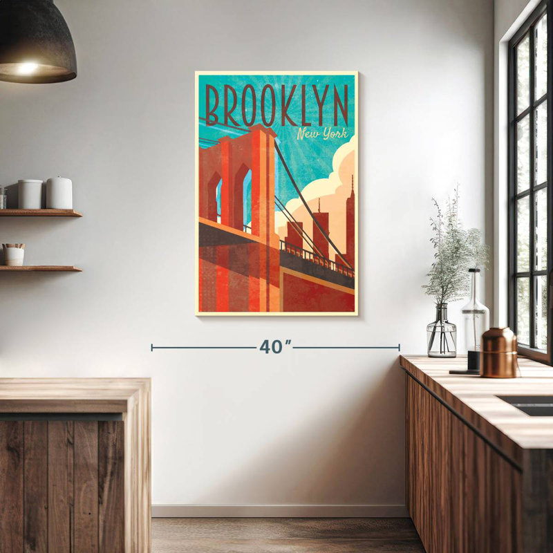 Brooklyn NY, H 39 po x l 26 po