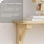Tablette murale flottante en bois massif-1556996086