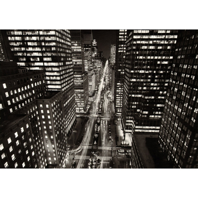 Park Avenue la nuit, New York, H 28 po x l 40 po