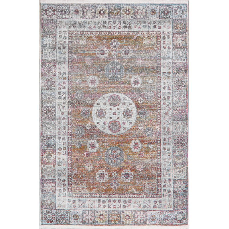 Coshkib Geometric Indoor Rug, Rectangle 5' x 7'