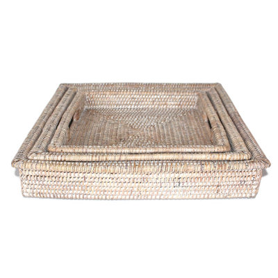 Rattan/Wicker Decorative Tray