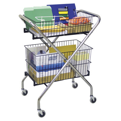 Beam 38'' H x 30'' W File Cart with Wheels