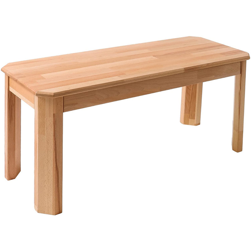 Schneck Solid Wood Bench   , 45cm H x 94cm W x 35cm D