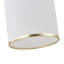 Luminaire suspendu cylindrique moderne à hauteur réglable 1 lumière E26 7,87 pouces