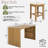 5 Pieces Outdoor Bar Set Included 1 Height Table & Four Stools With Cushions