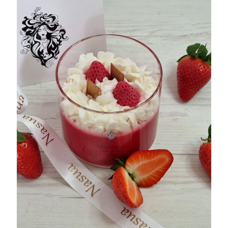 Strawberry Fizz Scented Jar Candle