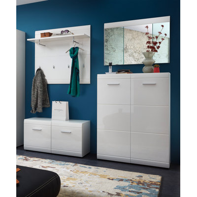 Garcia Hall Tree with Storage Bench and Shoe Storage